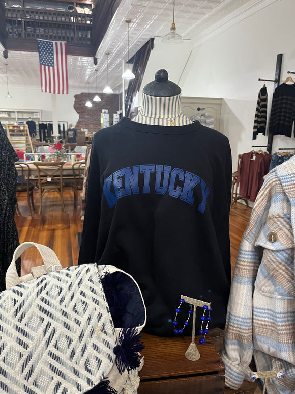 Classic Kentucky Sweatshirt - Black-Sweatshirt-Carolyn Jane's Jewelry