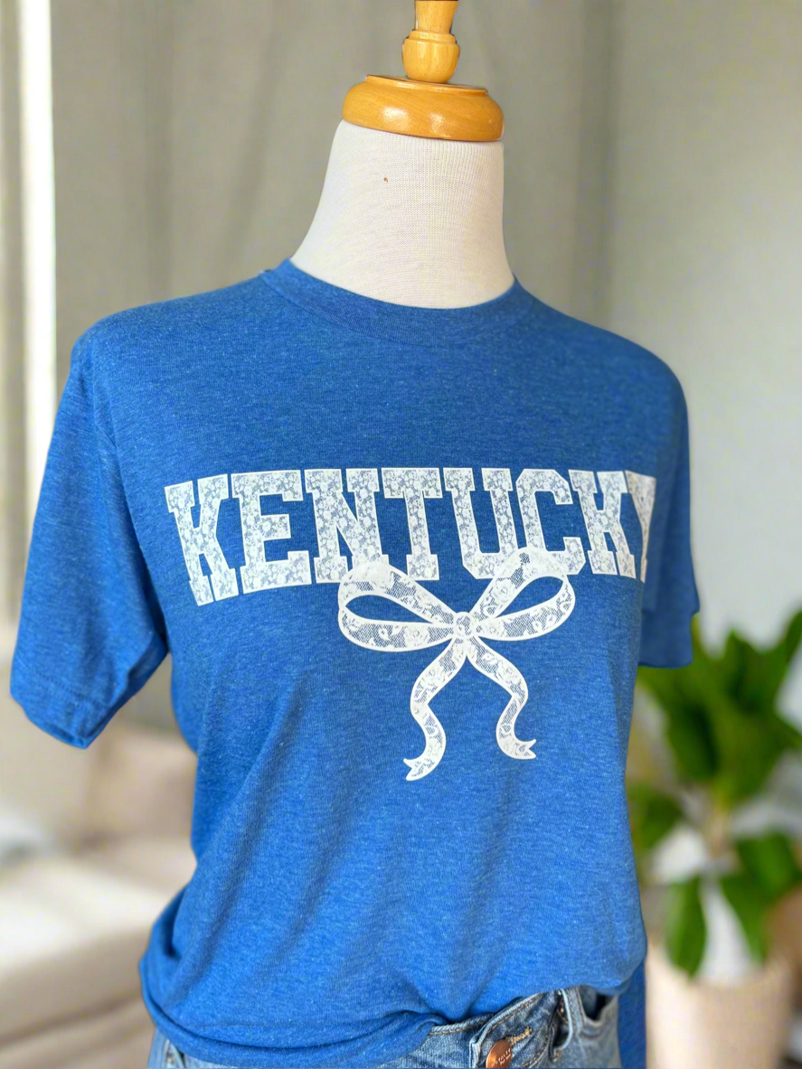 Lacey Kentucky Bow T Shirt Royal Blue T Shirts Carolyn Jane s Jewelry lacey-kentucky-bow-t-shirt-royal-blue-t-shirts-carolyn-jane-s-jewelry