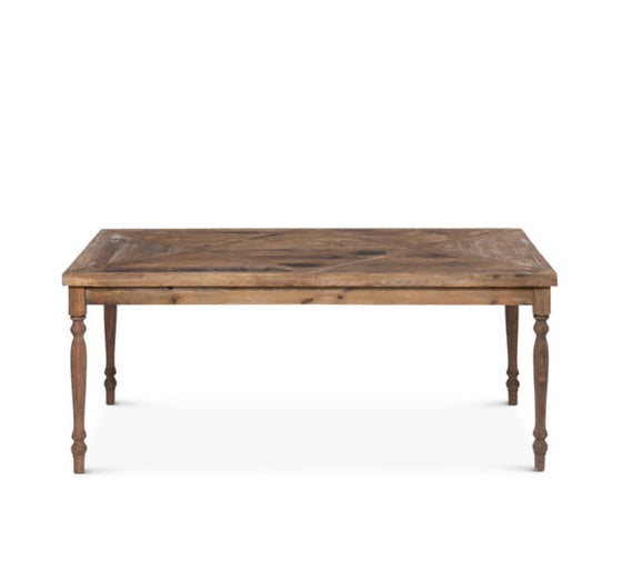 Reclaimed Wood Farmhouse Dining Table-Carolyn Jane's Jewelry