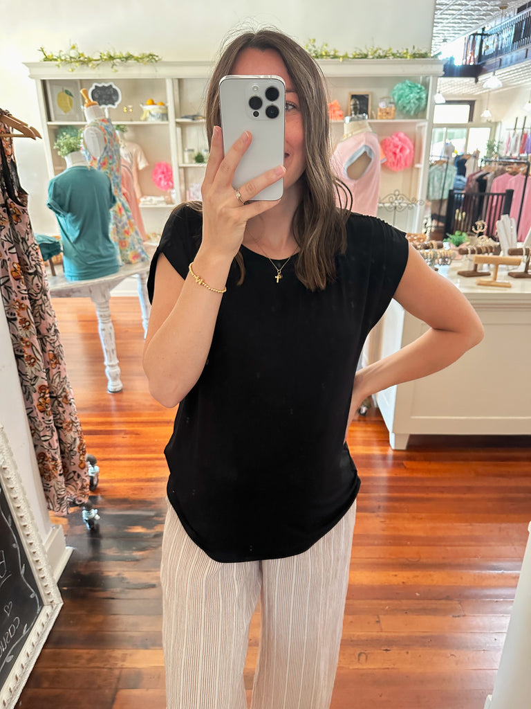 The Little Black Top-Carolyn Jane's Jewelry