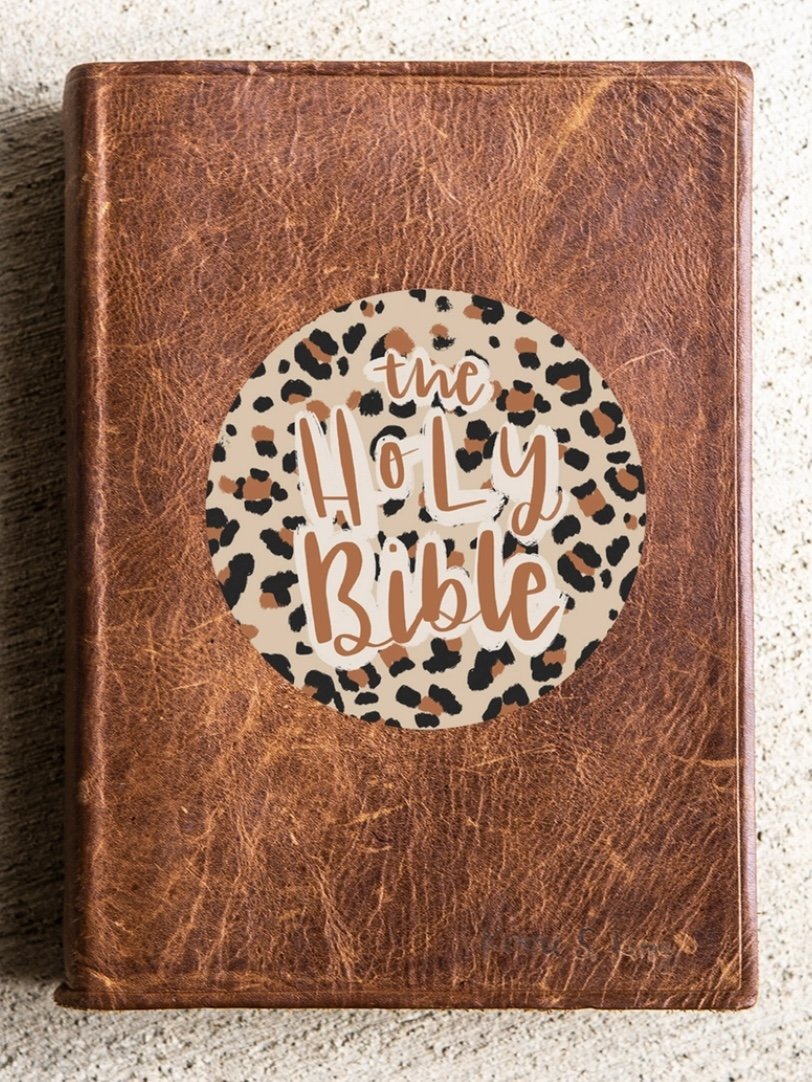 Cheetah Bible Flair Vinyl Sticker Decal for Bible-Carolyn Jane's Jewelry