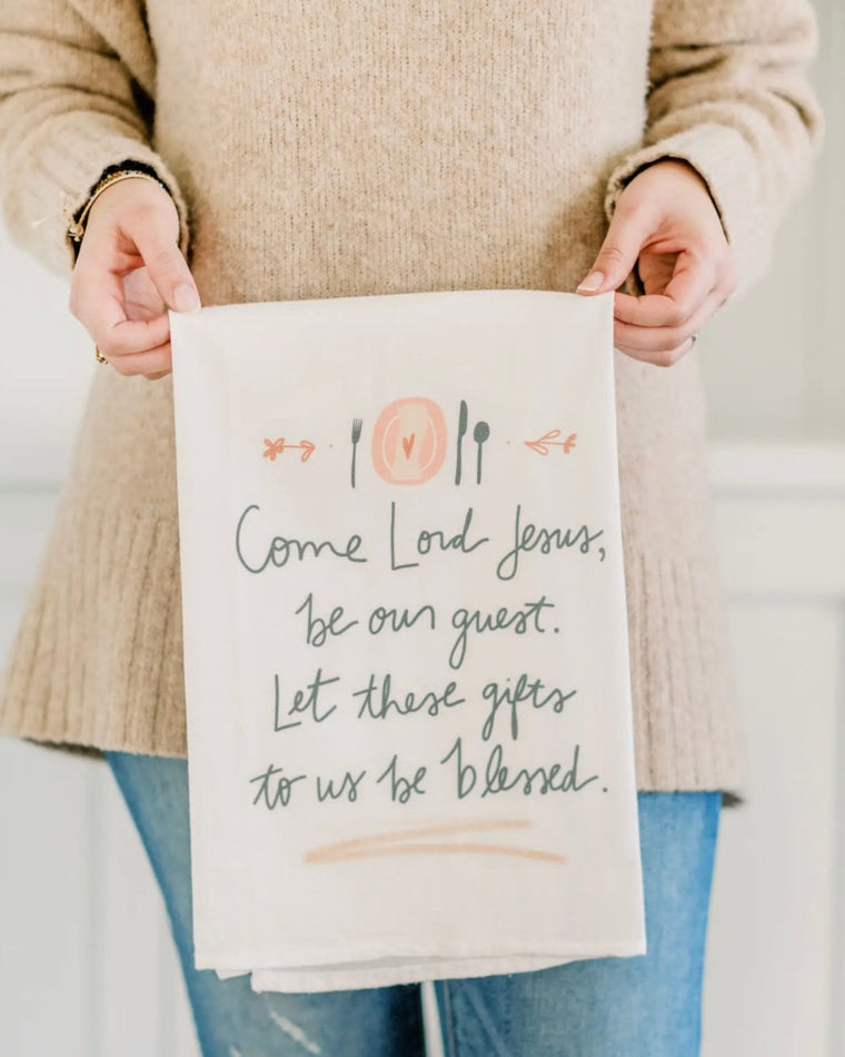 Come Lord Jesus - Flour Sack Towel-Carolyn Jane's Jewelry