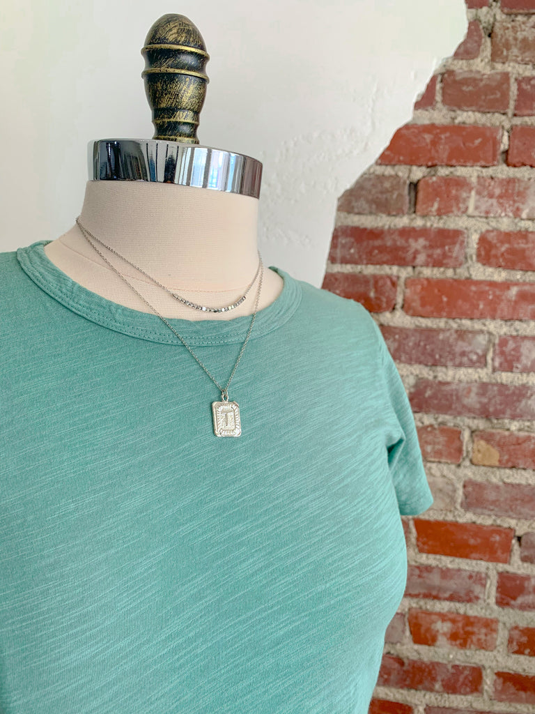 My Basic CC Short Sleeve Top in Pine-Top-Carolyn Jane's Jewelry