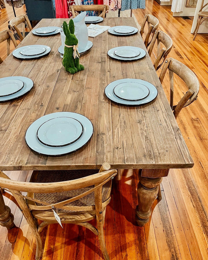 Pine Farmhouse Table-Table-Carolyn Jane's Jewelry